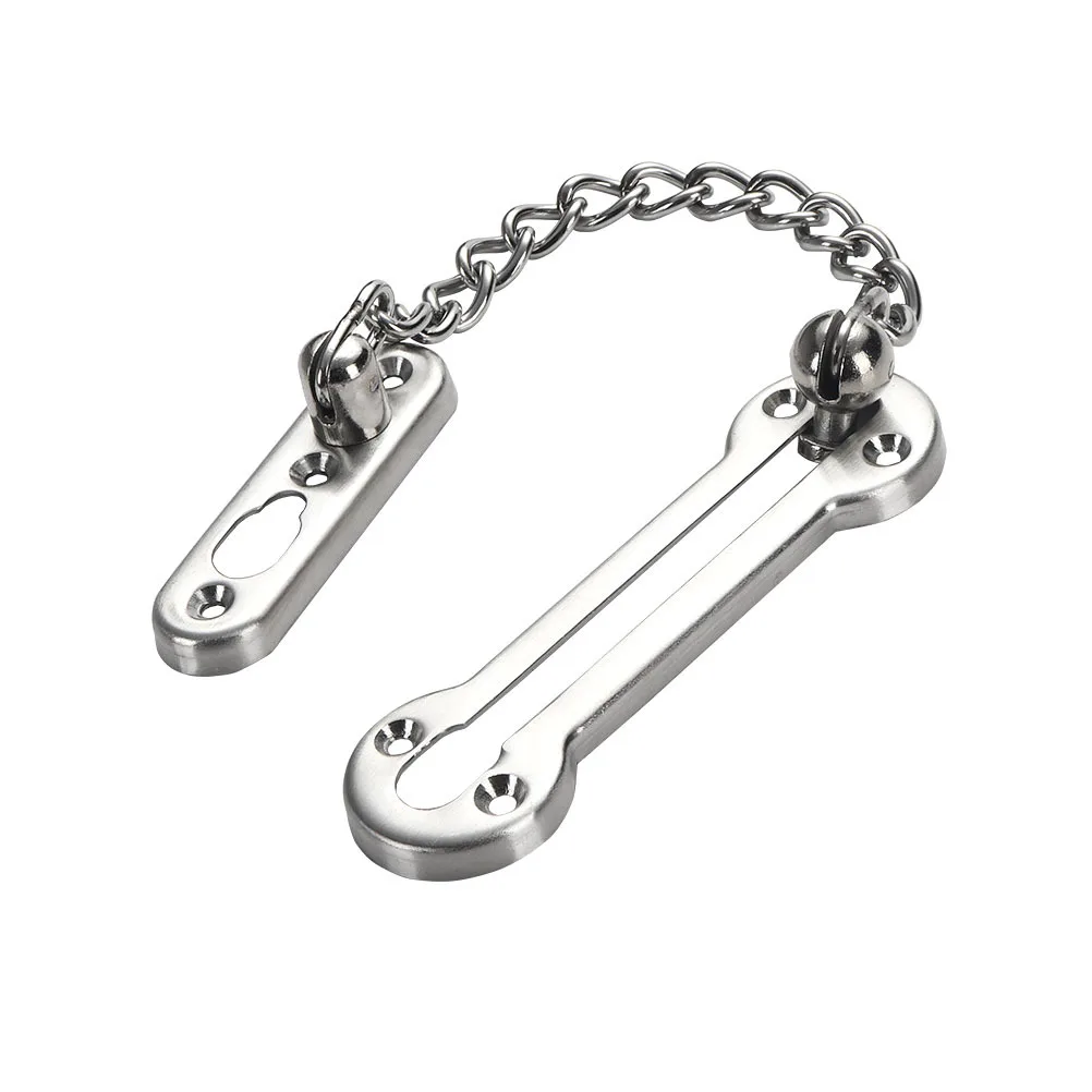 1pc Stainless Steel Lock Chain Anti-Theft Deduction Guard For Security Door Window Slide Latch Lock Door Chain Guard Extruded
1pc Stainless Steel Lock Chain Anti-Theft Deduction Guard For Security Door Window Slide Latch Lock Door Chain Guard Extruded