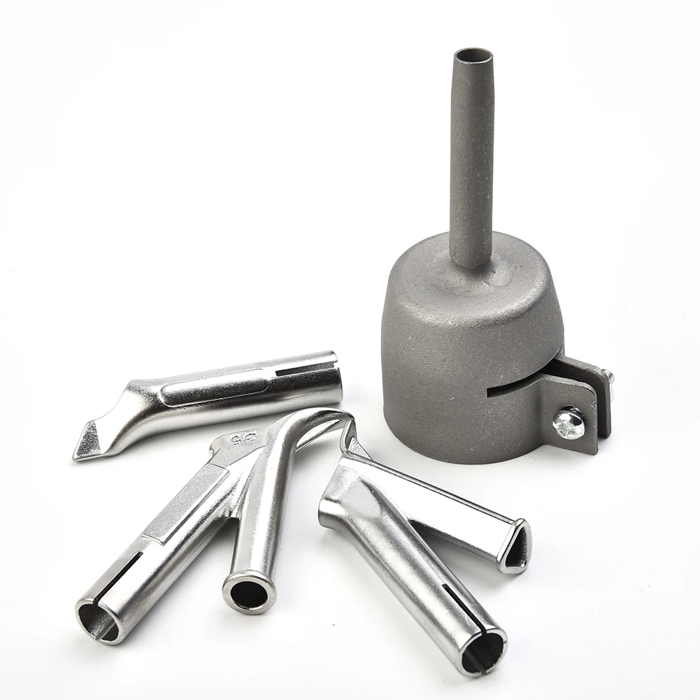 4 Pcs Hot Air Welding Torch Fittings Welding Nozzle Stainless Steel Welding Nozzle Triangle Fixed Point Nozzle Round Nozzle
4 Pcs Hot Air Welding Torch Fittings Welding Nozzle Stainless Steel Welding Nozzle Triangle Fixed Point Nozzle Round Nozzle