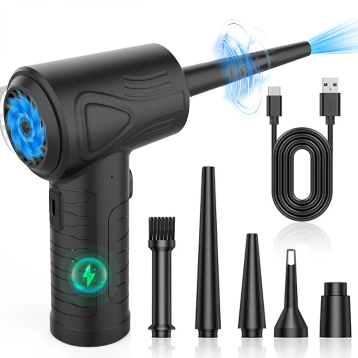 Compressed Air Duster For Computer Keyboard 51000 RPM USB Charging Mini Cordless PC Car Cleaner Wireless Air Blower
Compressed Air Duster For Computer Keyboard 51000 RPM USB Charging Mini Cordless PC Car Cleaner Wireless Air Blower