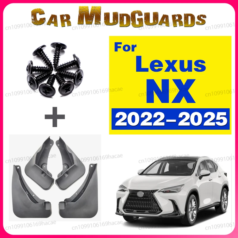 Брызговики для Lexus NX 350h 450h 400h 350 2022-2025 2024, защитные накладки на колесные арки, автомобильные аксессуары
Брызговики для Lexus NX 350h 450h 400h 350 2022-2025 2024, защитные накладки на колесные арки, автомобильные аксессуары