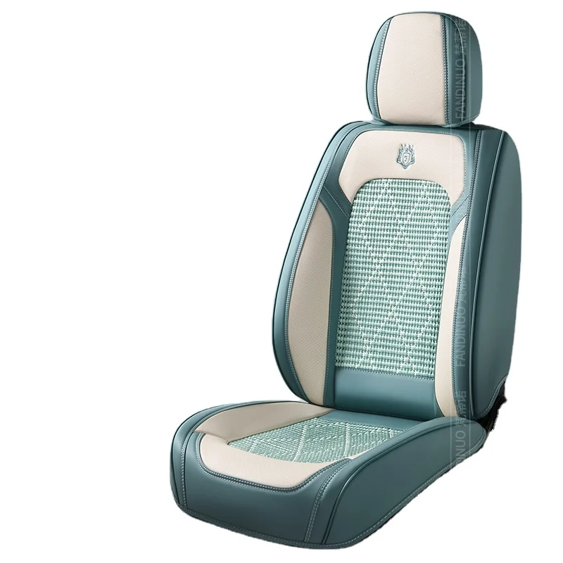 Universal Car Seat Cover Full Set, Enclosed Perforated Leather & Silk Fabric Seat Cushion with Memory Foam, Anti-Slip Base
Universal Car Seat Cover Full Set, Enclosed Perforated Leather & Silk Fabric Seat Cushion with Memory Foam, Anti-Slip Base