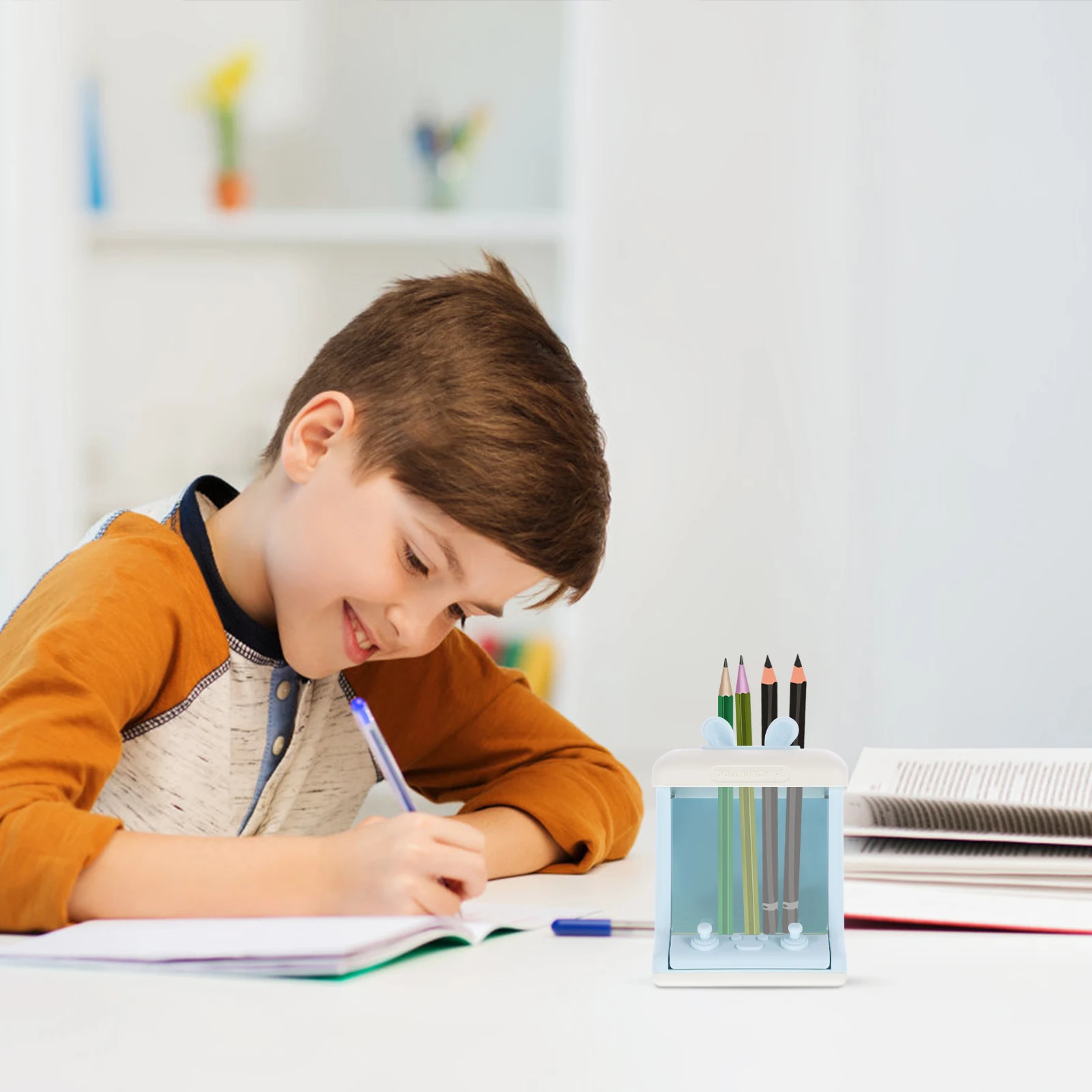 Blue Large Capacity Student Desktop Pen Holder Pencil Bucket ABS Material Non Slip Stationery Container Desk ganizer Storage
Blue Large Capacity Student Desktop Pen Holder Pencil Bucket ABS Material Non Slip Stationery Container Desk ganizer Storage