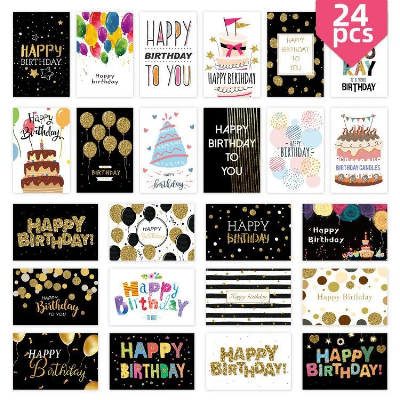 Custom.-Border Suit Birthday Greeting Card Folding Flat Card with Envelope Stickers 24 Pieces Suit
Custom.-Border Suit Birthday Greeting Card Folding Flat Card with Envelope Stickers 24 Pieces Suit