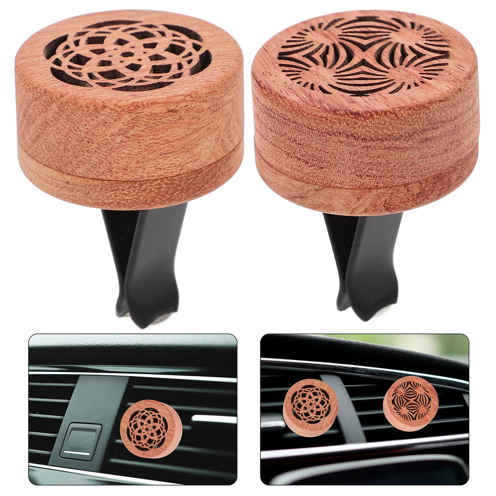 2Pcs Car Vent Clips Wooden Material Stylish Portable Convenient for Many Car Models Freshening Air Vent Clips 
2Pcs Car Vent Clips Wooden Material Stylish Portable Convenient for Many Car Models Freshening Air Vent Clips