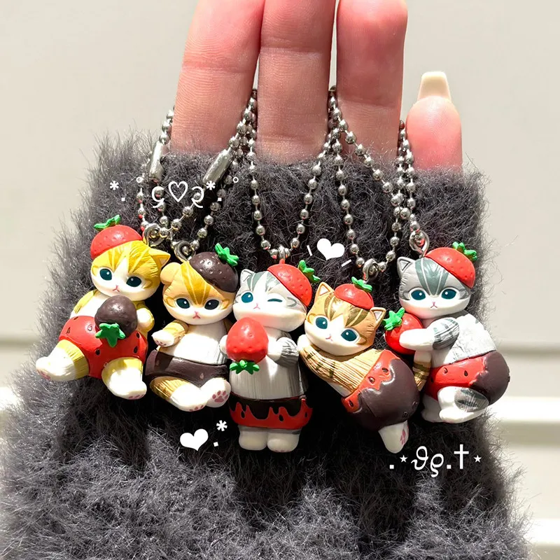 Bandai Genuine Mofusand Cat Strawberry Chocolate Shaped Gashapon Pendant Charm Bag Decoration Keychain For Anime Collectors
Bandai Genuine Mofusand Cat Strawberry Chocolate Shaped Gashapon Pendant Charm Bag Decoration Keychain For Anime Collectors
