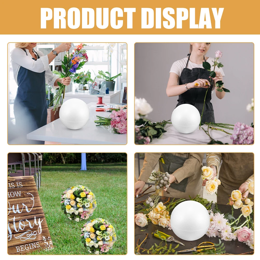 Large White Balls Thick Round Craft Foam Diy Decoration Party Supplies Wedding Baby Shower Centerpieces Unpainted Foam
Large White Balls Thick Round Craft Foam Diy Decoration Party Supplies Wedding Baby Shower Centerpieces Unpainted Foam