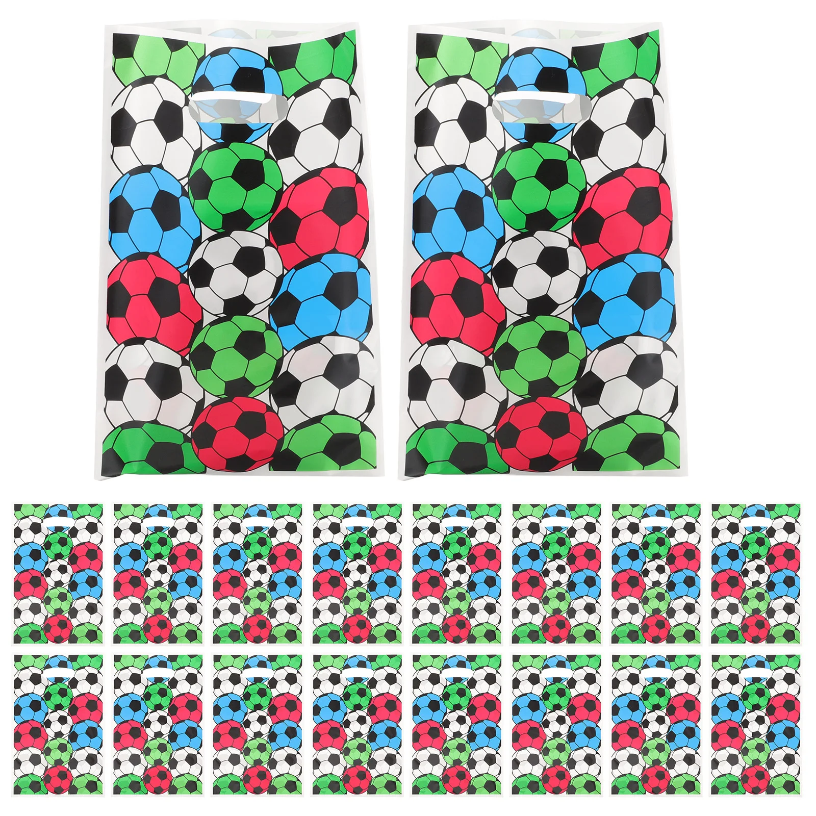 50 Pcs Football Gift Bag Packing Pouch Packaging Bags Handheld Pearlescent Film Storage Package
50 Pcs Football Gift Bag Packing Pouch Packaging Bags Handheld Pearlescent Film Storage Package