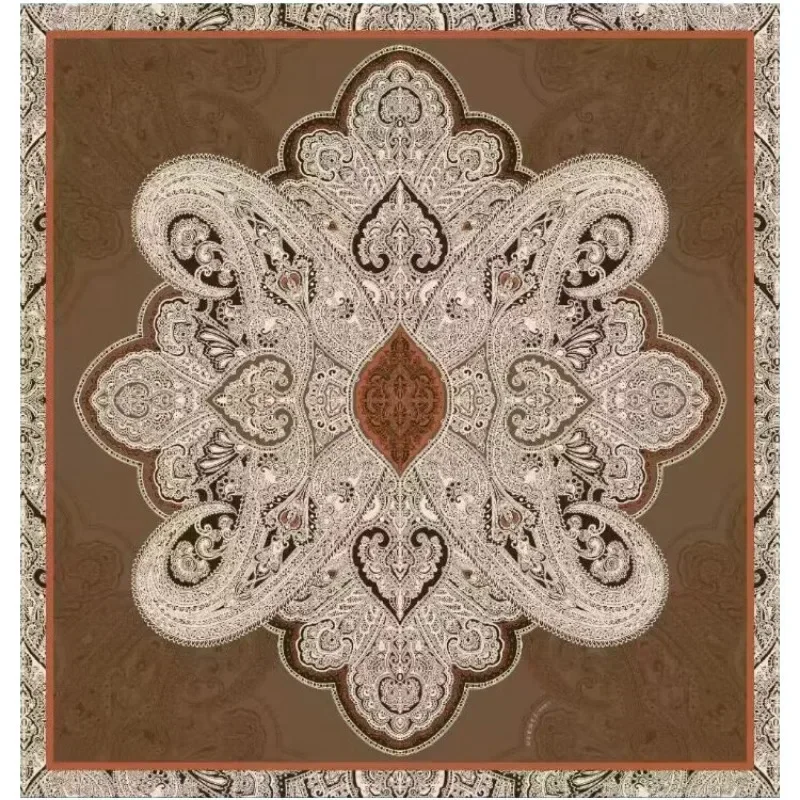 High-end Elegant Women Exquisite Sri Lankan Style Printed Quality Plain Satin Silk Hand-rolled Edge Large Square Scarf Shawl
High-end Elegant Women Exquisite Sri Lankan Style Printed Quality Plain Satin Silk Hand-rolled Edge Large Square Scarf Shawl