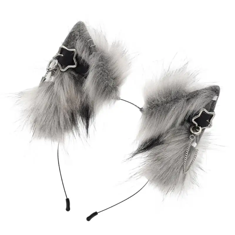 652F Soft Artificial Cats Ear Headbands for Halloween and Carnivals Devil Cosplay Headpiece Halloween Party
652F Soft Artificial Cats Ear Headbands for Halloween and Carnivals Devil Cosplay Headpiece Halloween Party