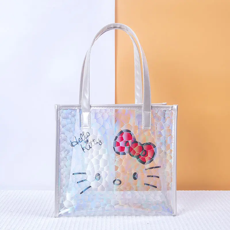 Hello Kitty's Y2K Kawaii New Transparent Handbag Fashion High-Quality Women's Shoulder Bag Cartoon Large Capacity Girl Gift Bag
Hello Kitty's Y2K Kawaii New Transparent Handbag Fashion High-Quality Women's Shoulder Bag Cartoon Large Capacity Girl Gift Bag