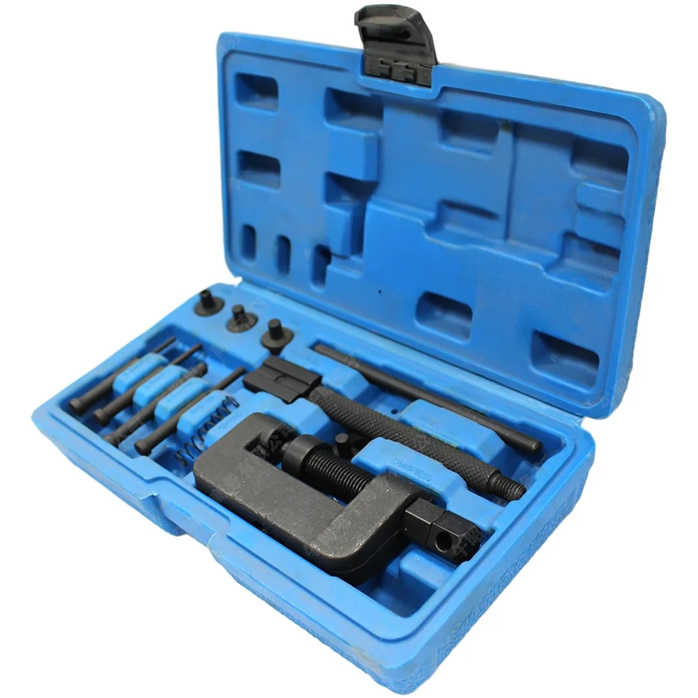 Car Motorcycle Timing Chain Disassembly Tool Chain Cutting Press Tool With Φ2.2mm, Φ2.9mm, Φ3.8mm Pins
Car Motorcycle Timing Chain Disassembly Tool Chain Cutting Press Tool With Φ2.2mm, Φ2.9mm, Φ3.8mm Pins