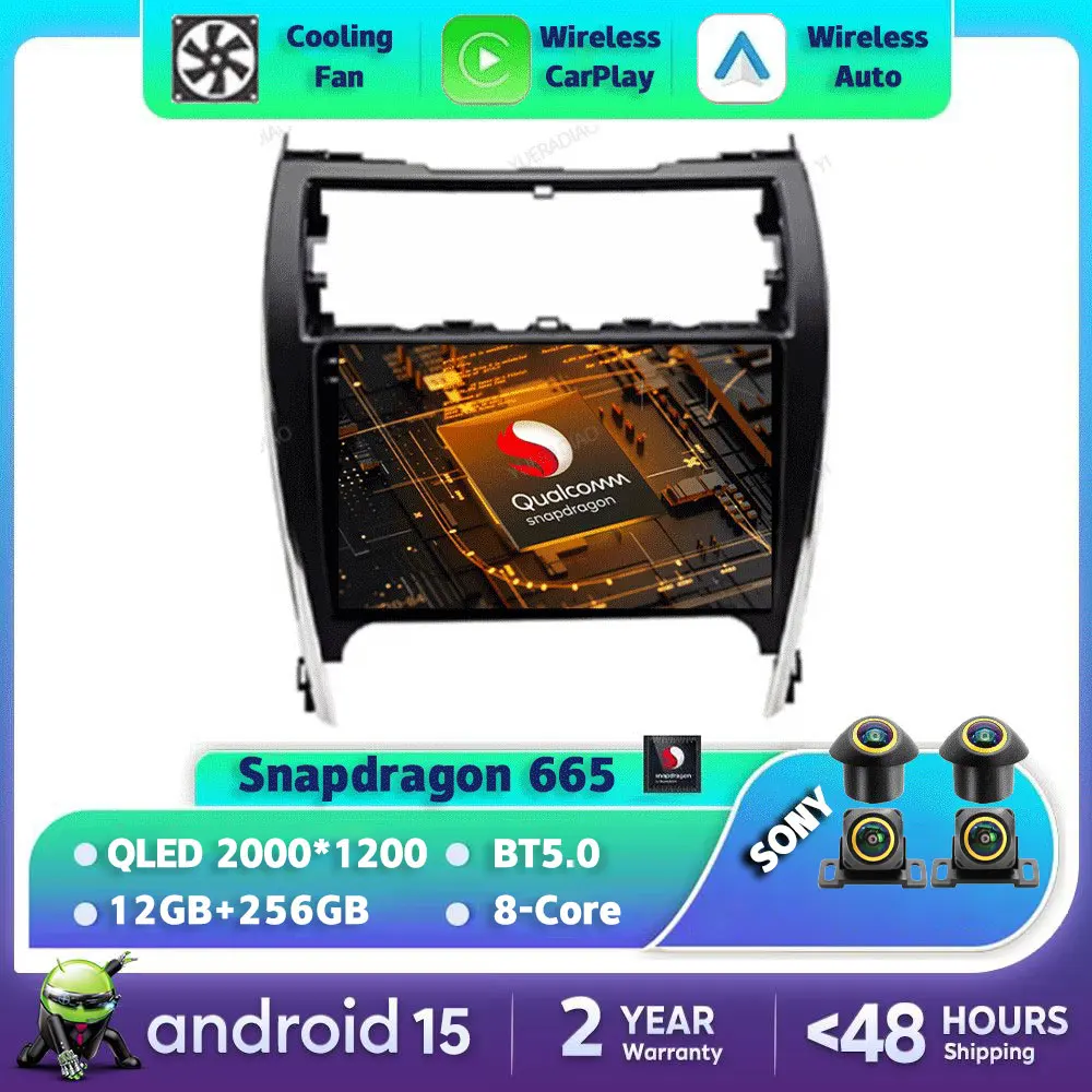 Android 15 Car Radio For Toyota Camry 7 XV 50 55 2012 2013 2014 - 2015 2016 2017 Multimedia Video Player GPS NAVI 4G WIFI 2DIN
Android 15 Car Radio For Toyota Camry 7 XV 50 55 2012 2013 2014 - 2015 2016 2017 Multimedia Video Player GPS NAVI 4G WIFI 2DIN