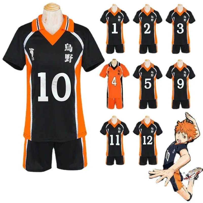 Haikyuu Cosplay Costume Karasino High School Volleyball Club Shoyo Hinata Tobio Kageyama Sportswear Jersey Uniform Anime Clothes
Haikyuu Cosplay Costume Karasino High School Volleyball Club Shoyo Hinata Tobio Kageyama Sportswear Jersey Uniform Anime Clothes