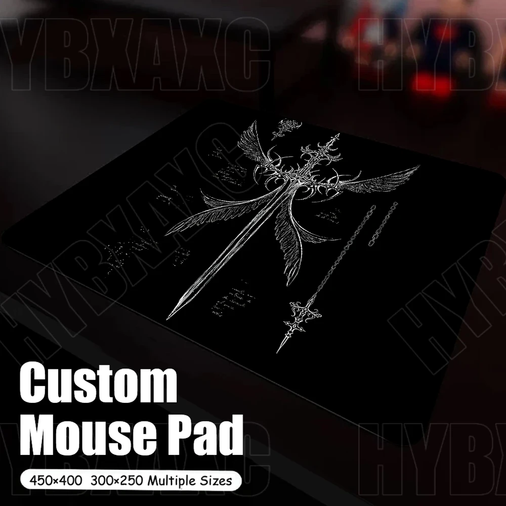 Маленький игровой коврик для мыши Sword Art, черный художественный коврик для клавиатуры, 450 × 400, настольный коврик, темный художественный нескользящий коврик для домашнего компьютера, аксессуары
Маленький игровой коврик для мыши Sword Art, черный художественный коврик для клавиатуры, 450 × 400, настольный коврик, темный художественный нескользящий коврик для домашнего компьютера, аксессуары