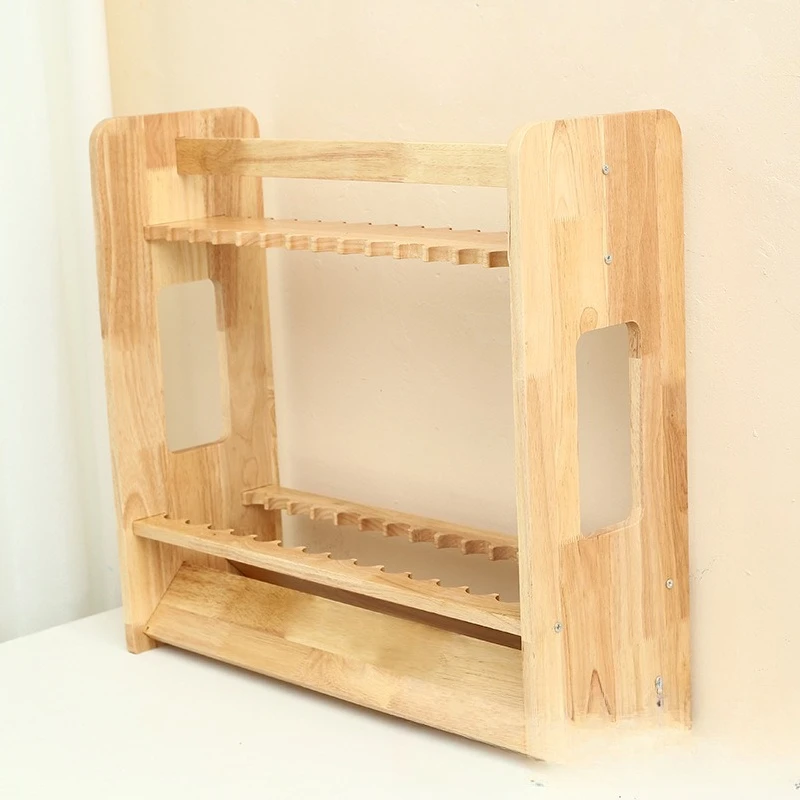Wooden fishing rod holder Display rack Fishing gear shelf Billiards rod storage rack Fishing rod bracket Copy net
Wooden fishing rod holder Display rack Fishing gear shelf Billiards rod storage rack Fishing rod bracket Copy net