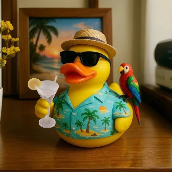 Jimmy Buffett Memorial Duck Tropical Tribute Duck Creative Home Desktop Commemorative Decoration
Jimmy Buffett Memorial Duck Tropical Tribute Duck Creative Home Desktop Commemorative Decoration