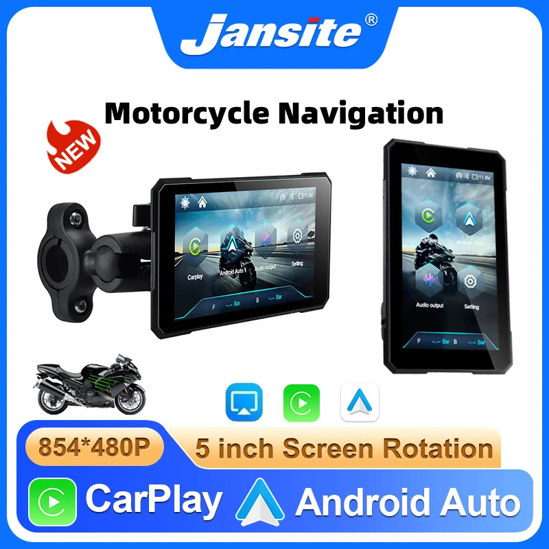 5 inch Portable Motorcycle Navigation GPS Wireless CarPlay Android Auto Moto Digital Dashboard Monitor Display IPX7 Waterproof
5 inch Portable Motorcycle Navigation GPS Wireless CarPlay Android Auto Moto Digital Dashboard Monitor Display IPX7 Waterproof