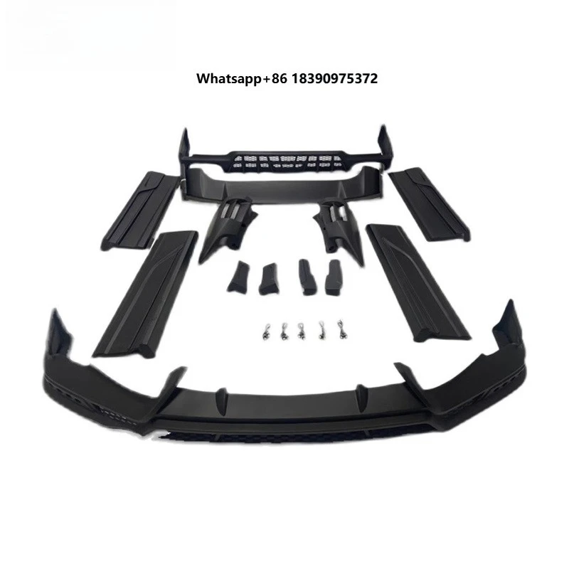 Suitable for Vellfire Modification Including the ROW Wolf Flame Body Kit Front Lip Rear Lip Side Skirts Spoiler Upgrade