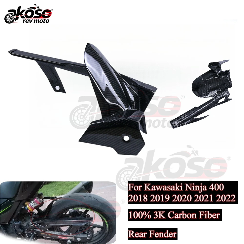 100% 3K Carbon Fiber Motorcycle Accessories Rear Fender Mudguard Wheel Hugger Mud Flap Splash For Kawasaki Ninja 400 Supplies
100% 3K Carbon Fiber Motorcycle Accessories Rear Fender Mudguard Wheel Hugger Mud Flap Splash For Kawasaki Ninja 400 Supplies