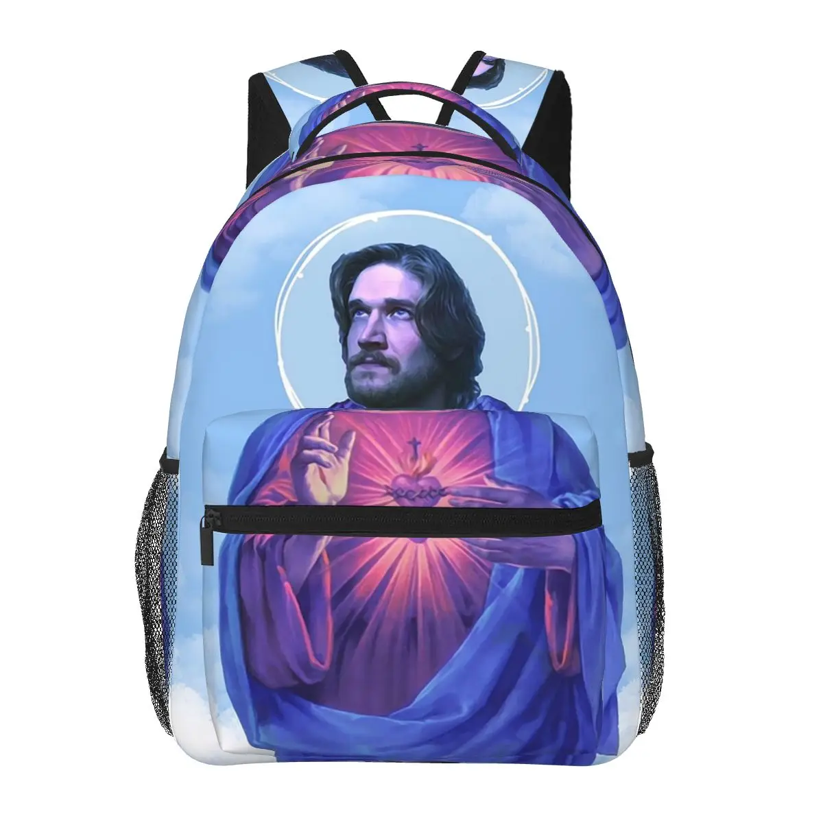 Jesus B Backpacks Boys Girls Bookbag Students School Bags Cartoon Laptop Rucksack Shoulder Bag Large Capacity
Jesus B Backpacks Boys Girls Bookbag Students School Bags Cartoon Laptop Rucksack Shoulder Bag Large Capacity