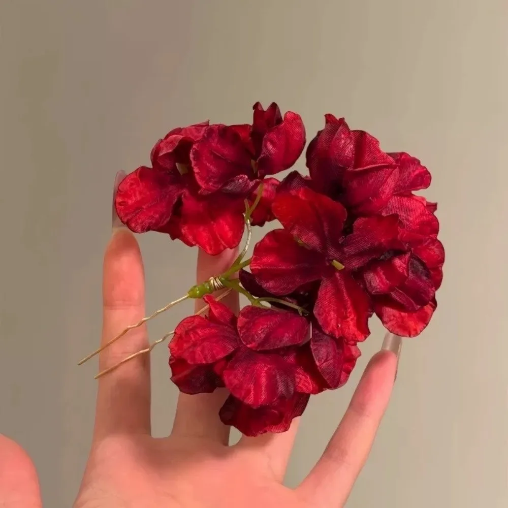 Chinese Style Red Flower Hairpin Super Fairy Vintage Bridal Hair Ornament Wedding Red Fabric Flower Hair Clips Updo Hairstyles
Chinese Style Red Flower Hairpin Super Fairy Vintage Bridal Hair Ornament Wedding Red Fabric Flower Hair Clips Updo Hairstyles