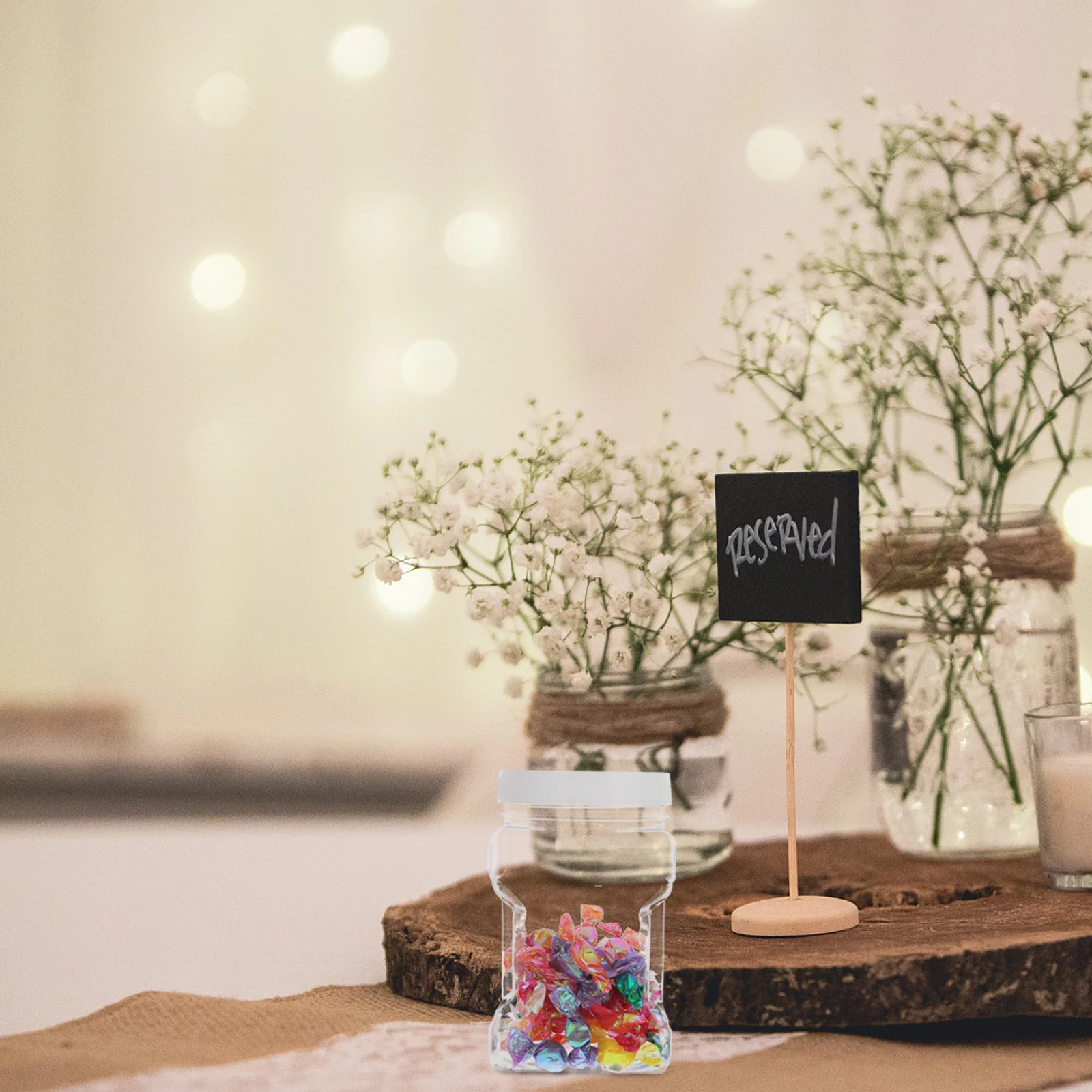 4Pcs Food Grade Pet Plastic Jars Leak Proof Storage Containers for Honey Spices Kitchen Essentials Plastic Jars 
4Pcs Food Grade Pet Plastic Jars Leak Proof Storage Containers for Honey Spices Kitchen Essentials Plastic Jars