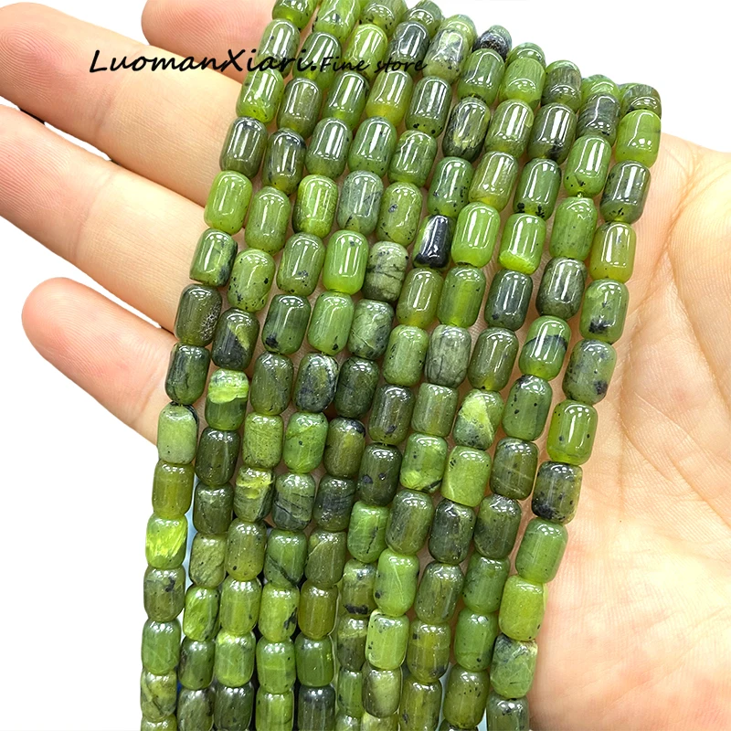 6x9MM Cylinder Canada Green Jade Jasper Natural Stone Loose Spacer Beads for Jewelry Making DIY Earrings Bracelets Accessories
6x9MM Cylinder Canada Green Jade Jasper Natural Stone Loose Spacer Beads for Jewelry Making DIY Earrings Bracelets Accessories