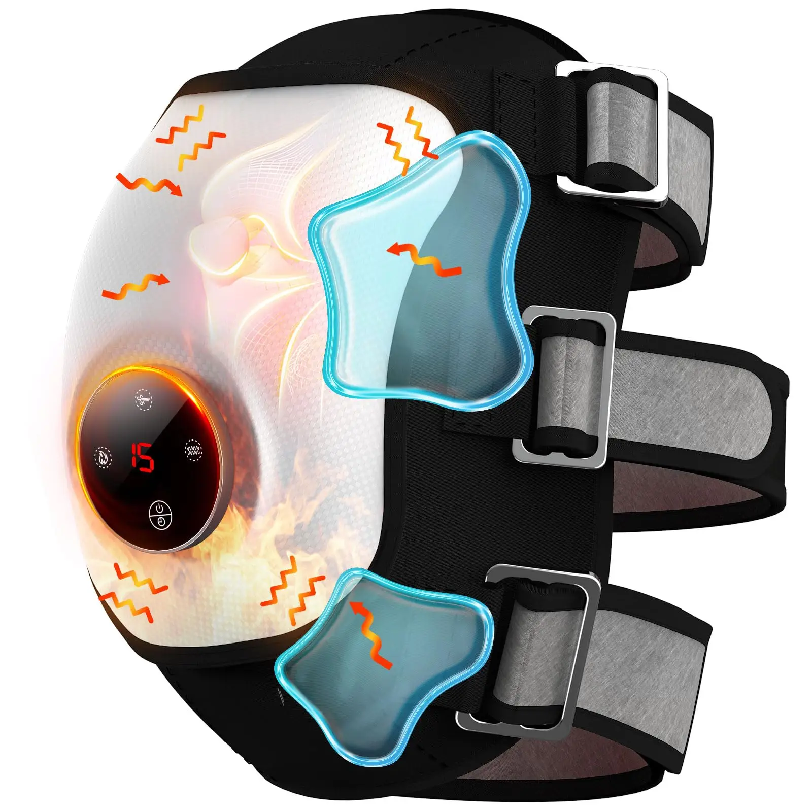 Массажер для колена 4 в 1, инфракрасный массажер для суставов с тепловой подушкой безопасности, компресс и функция вибрации для боли в суставах, распродажи и растяжений мышц
Массажер для колена 4 в 1, инфракрасный массажер для суставов с тепловой подушкой безопасности, компресс и функция вибрации для боли в суставах, распродажи и растяжений мышц