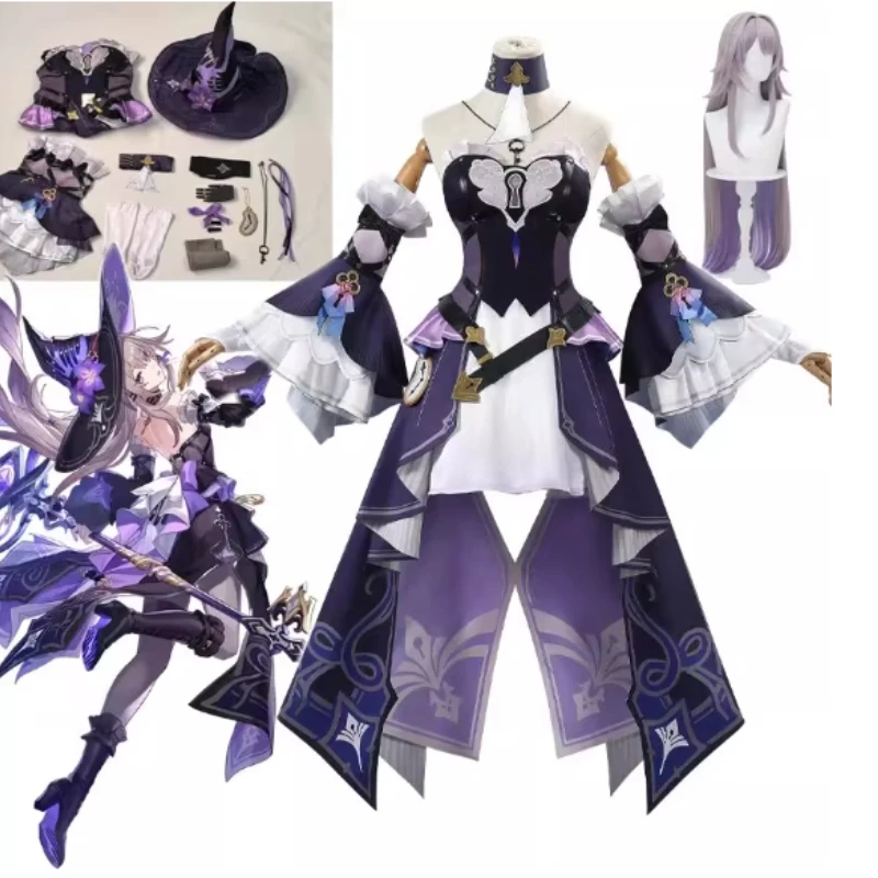 Herta Cosplay Set Women's Honkai Star Rail Anime Game Themed Outfit Cute Designed Costume for Anime Convention Halloween Events
Herta Cosplay Set Women's Honkai Star Rail Anime Game Themed Outfit Cute Designed Costume for Anime Convention Halloween Events
