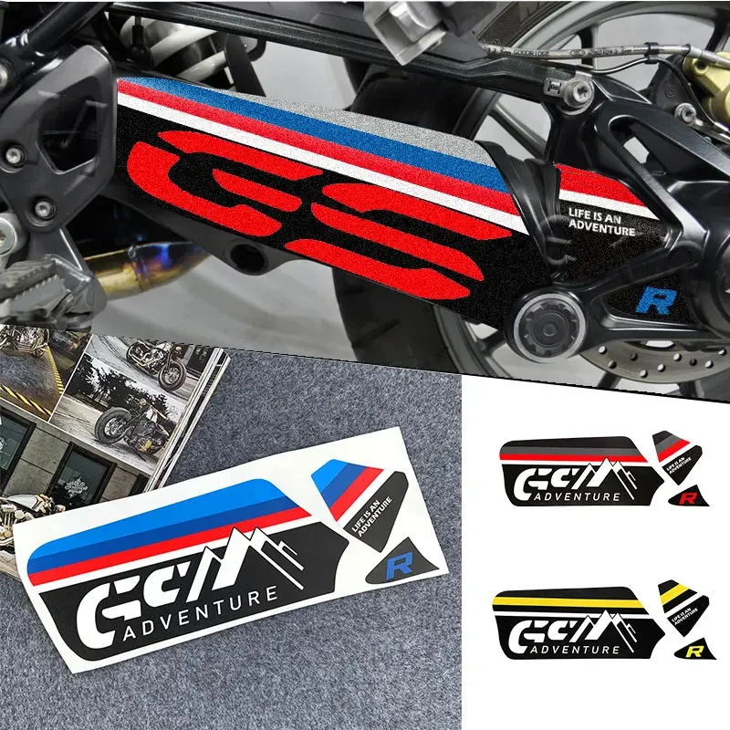 For BMW R1200 GS/GSA13-18 R1250 GS/Adv19-22 3M Motorcycle Swingarm Decal Adventure Triple Black Waterproof Sticker Accessories
For BMW R1200 GS/GSA13-18 R1250 GS/Adv19-22 3M Motorcycle Swingarm Decal Adventure Triple Black Waterproof Sticker Accessories