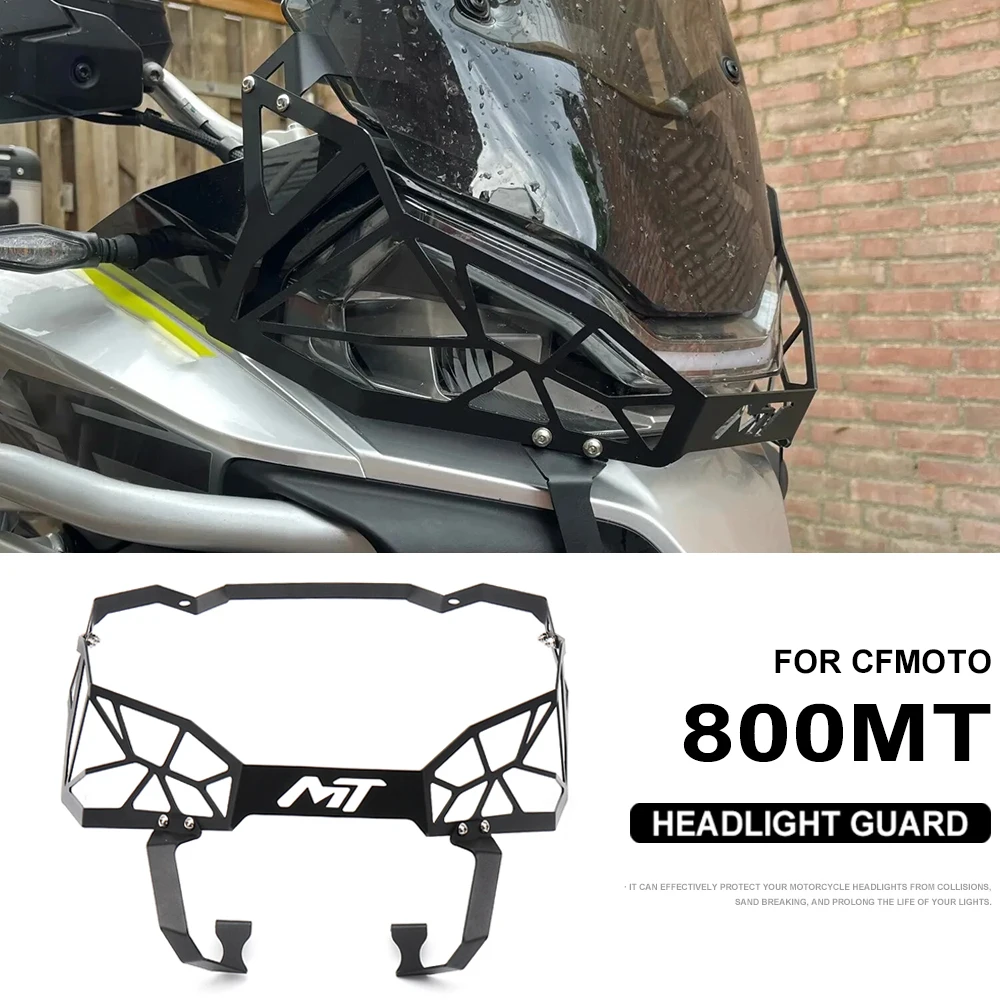 New 800MT Motorcycle Accessories Front LED Headlight Protector Grille Guard Black For CFMOTO 800MT 800mt 800 MT 800 mt
New 800MT Motorcycle Accessories Front LED Headlight Protector Grille Guard Black For CFMOTO 800MT 800mt 800 MT 800 mt