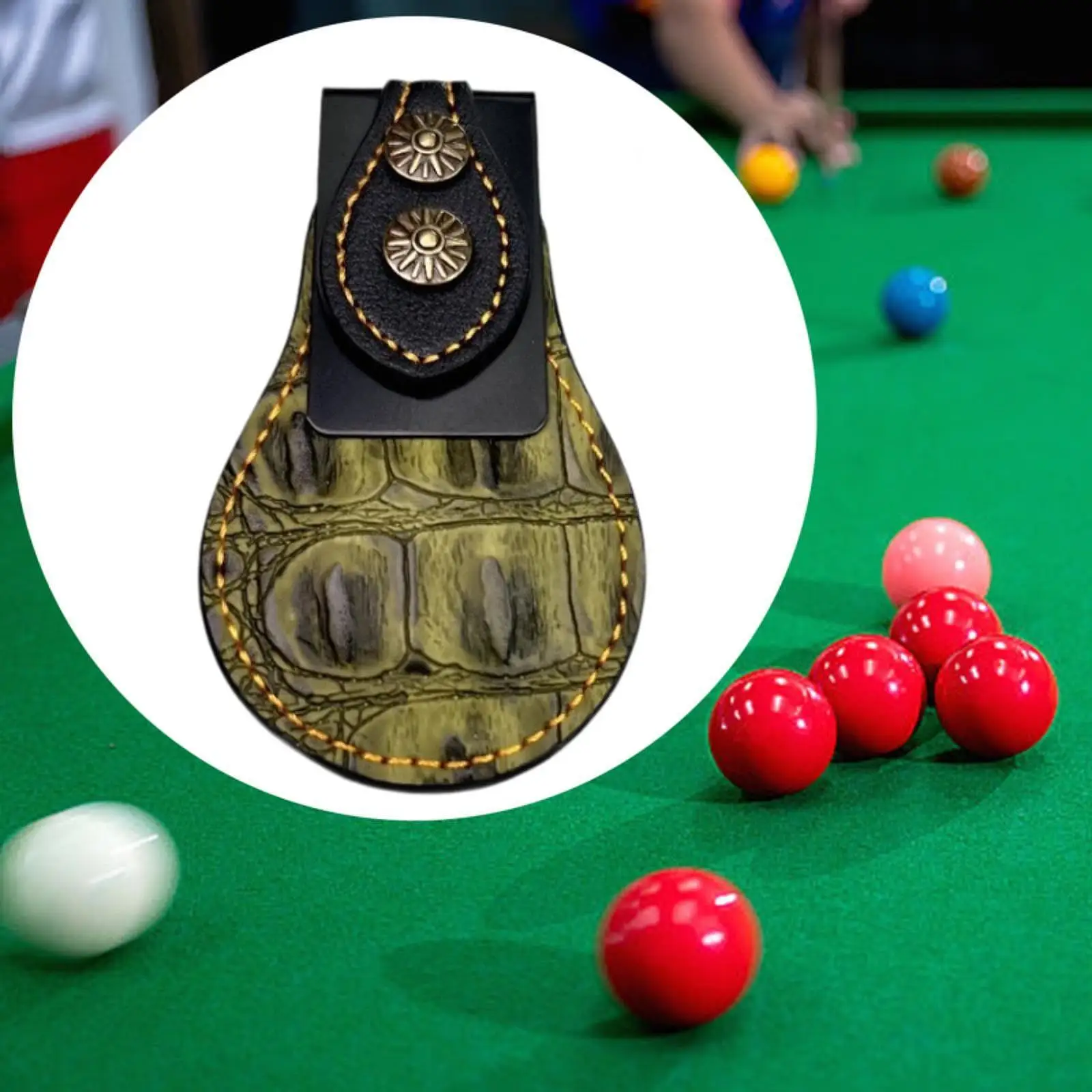 Магнитный зажим для кия из искусственной кожи, длина 6 см, аксессуар для брюк, карманный зажим для мела, портативный для бильярдного клуба, легкий вес
Магнитный зажим для кия из искусственной кожи, длина 6 см, аксессуар для брюк, карманный зажим для мела, портативный для бильярдного клуба, легкий вес