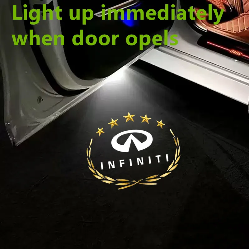 LED Light Car Door Ghost Shadow Atmosphere Lamp Projector Decoration For Infiniti FX35 G35 G37 QX56 QX60 Q50 QX70 JX35 QX30 QX80
LED Light Car Door Ghost Shadow Atmosphere Lamp Projector Decoration For Infiniti FX35 G35 G37 QX56 QX60 Q50 QX70 JX35 QX30 QX80