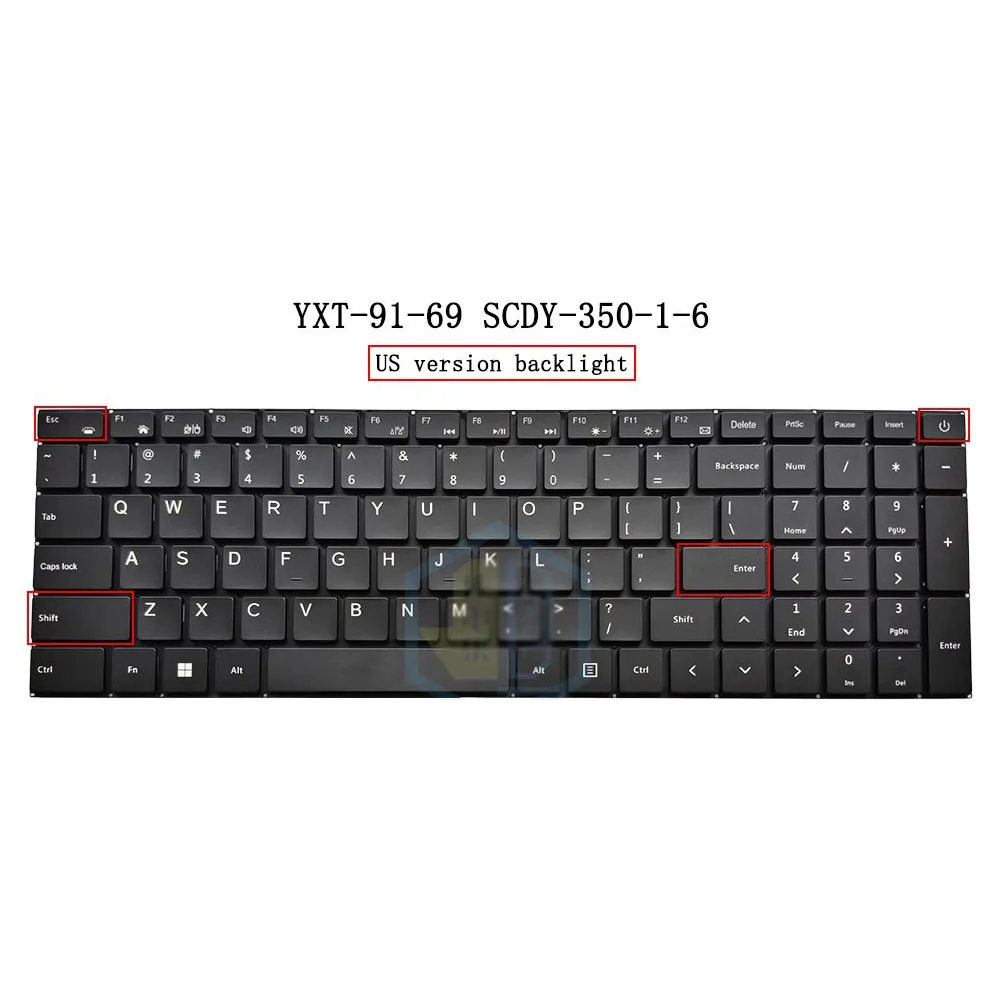 Клавиатура ноутбука без подсветки/подсветки для SCDY-330-1-6 YXT-91-69 SCDY-350-1-6 США, черный, новый
Клавиатура ноутбука без подсветки/подсветки для SCDY-330-1-6 YXT-91-69 SCDY-350-1-6 США, черный, новый