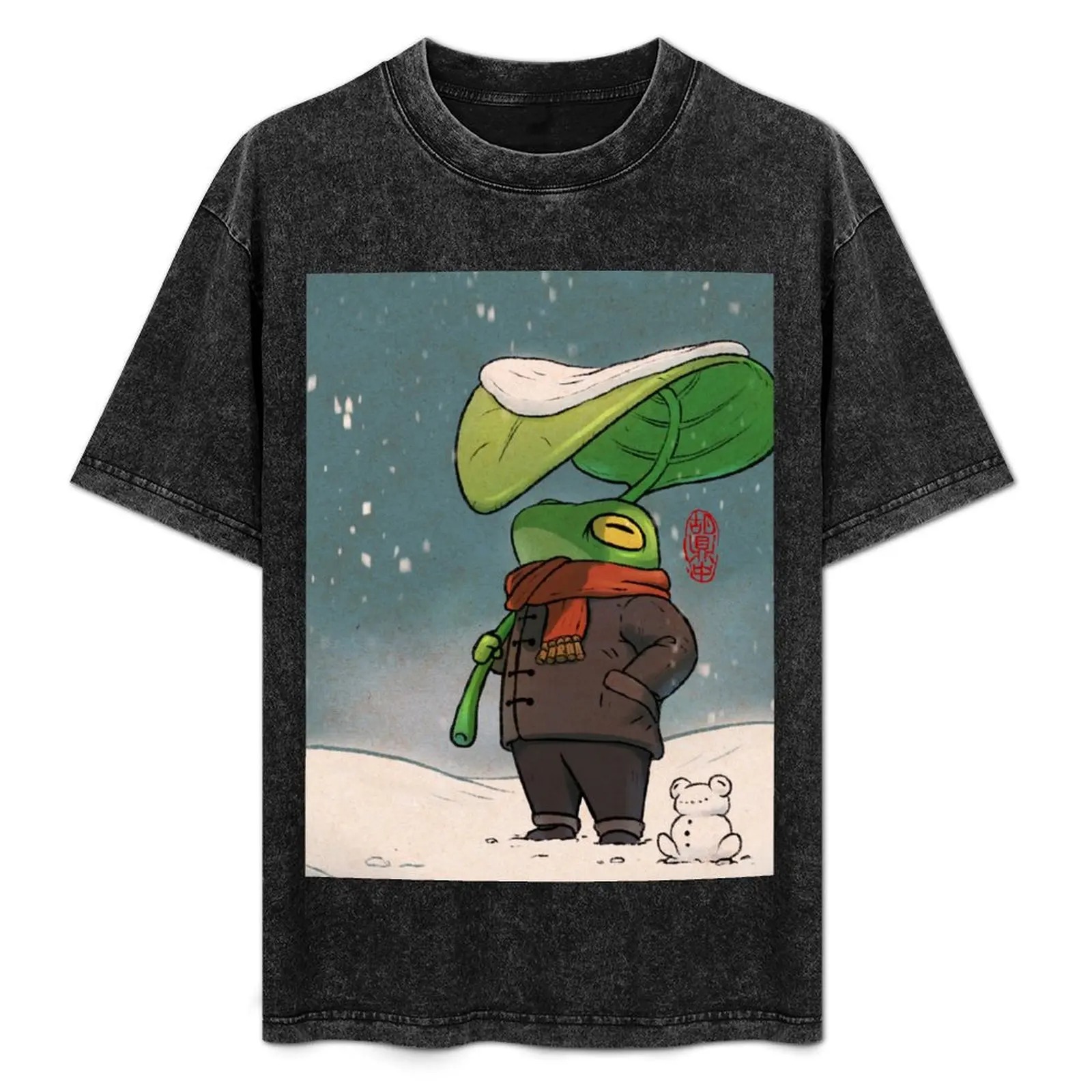 cozy bundled up frog for winter T-Shirt Casual Graphic Print Tee
cozy bundled up frog for winter T-Shirt Casual Graphic Print Tee
