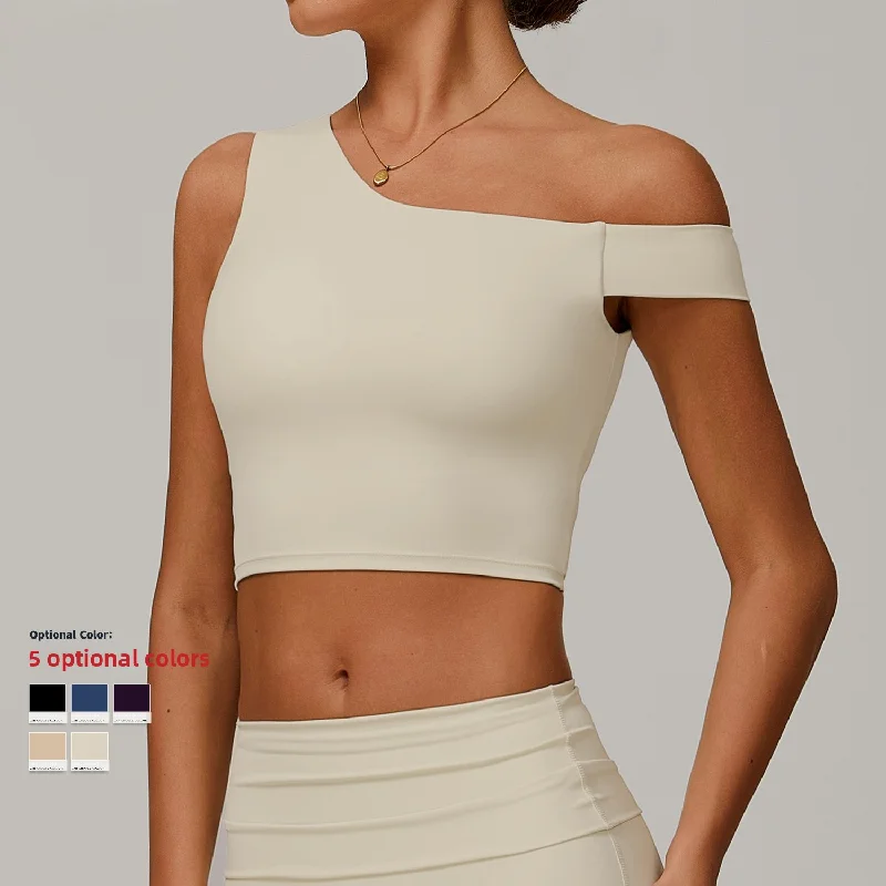 2025 Women's Environmental Regeneration Yoga Vest - Irregular Shoulder Design Ideal For Running Sports And Workout Breathable
2025 Women's Environmental Regeneration Yoga Vest - Irregular Shoulder Design Ideal For Running Sports And Workout Breathable