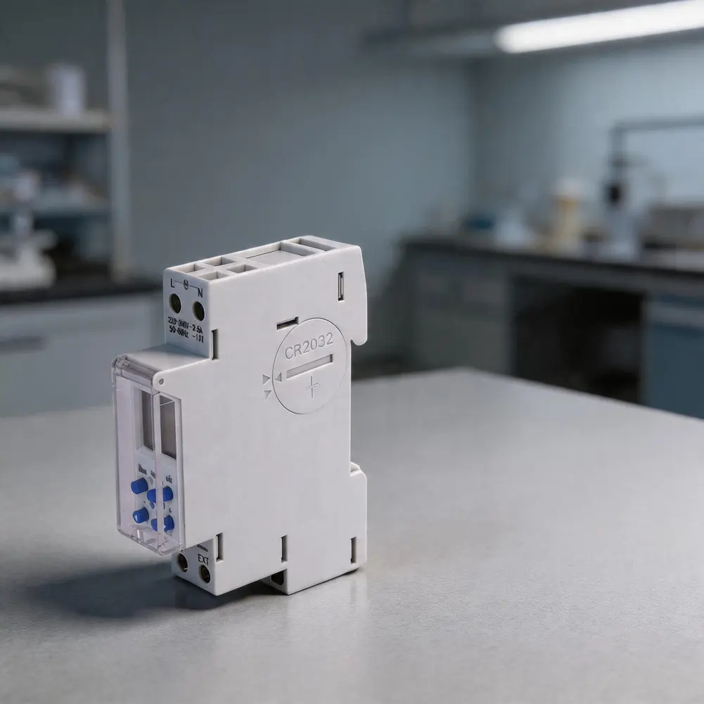 Programmable Switch DIN Rail Timer Adjustable Time Intervals Independent Dual Circuits Clear Digital LCD Easy Installation
Programmable Switch DIN Rail Timer Adjustable Time Intervals Independent Dual Circuits Clear Digital LCD Easy Installation