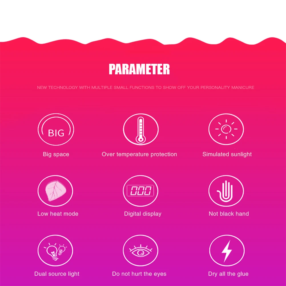 12 LED Nail Gel Phototherapy Lamp Manicure Tool Polish Dryer Machine Red Curing
12 LED Nail Gel Phototherapy Lamp Manicure Tool Polish Dryer Machine Red Curing