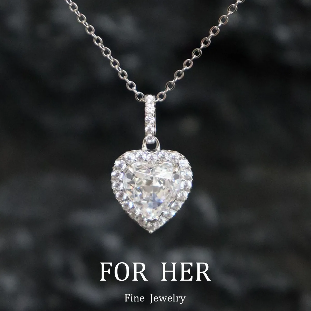 ForHer Jewelry Design Hand Made Necklace Made with Heart Cut Lab Grown Gem and S925 for Women's Gift Girls Pendant Necklace
ForHer Jewelry Design Hand Made Necklace Made with Heart Cut Lab Grown Gem and S925 for Women's Gift Girls Pendant Necklace