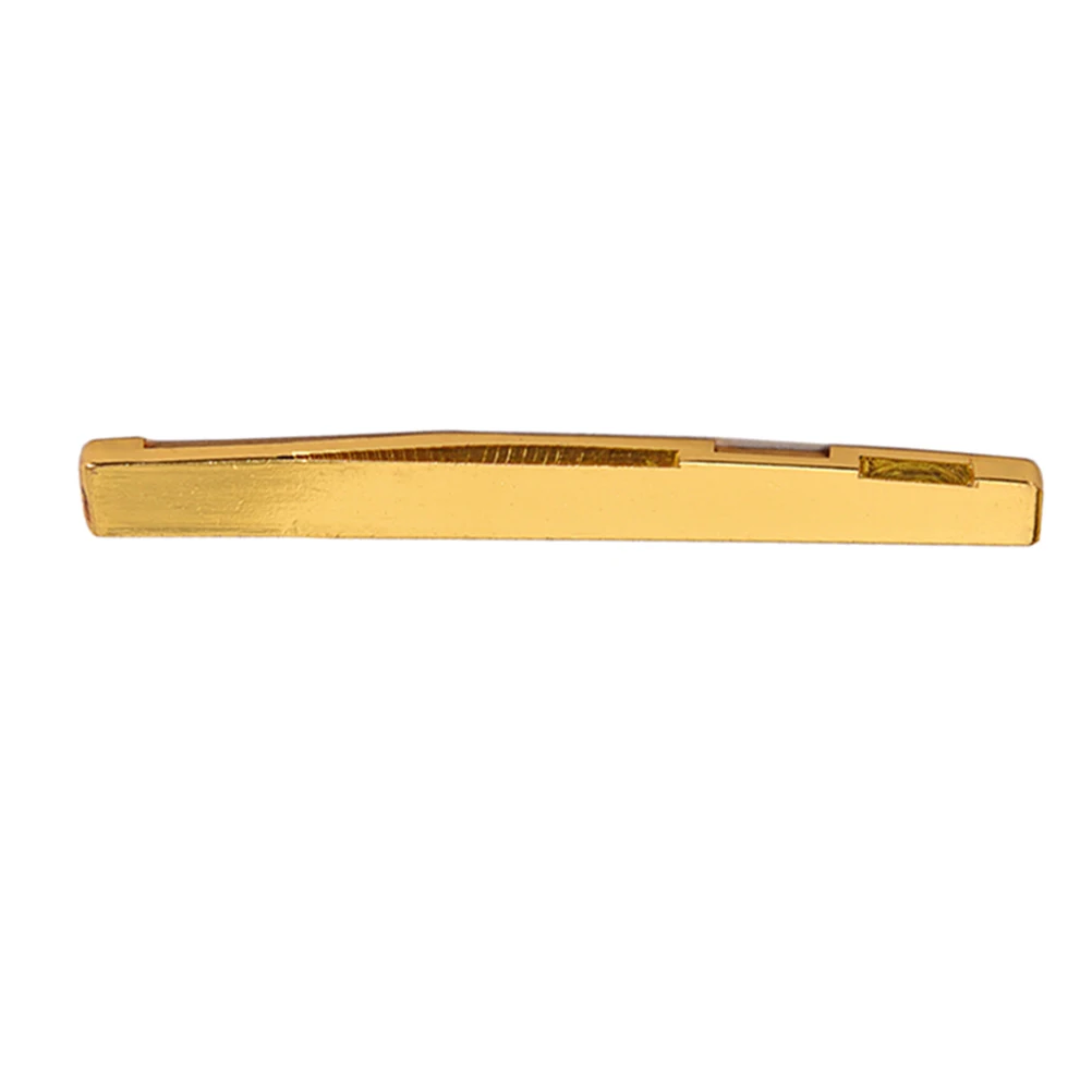 Bronze Guitar Bridge Saddle Parts Gold Plated Brass Accessories for Acoustic Folk Guitar with High Quality Tone
Bronze Guitar Bridge Saddle Parts Gold Plated Brass Accessories for Acoustic Folk Guitar with High Quality Tone