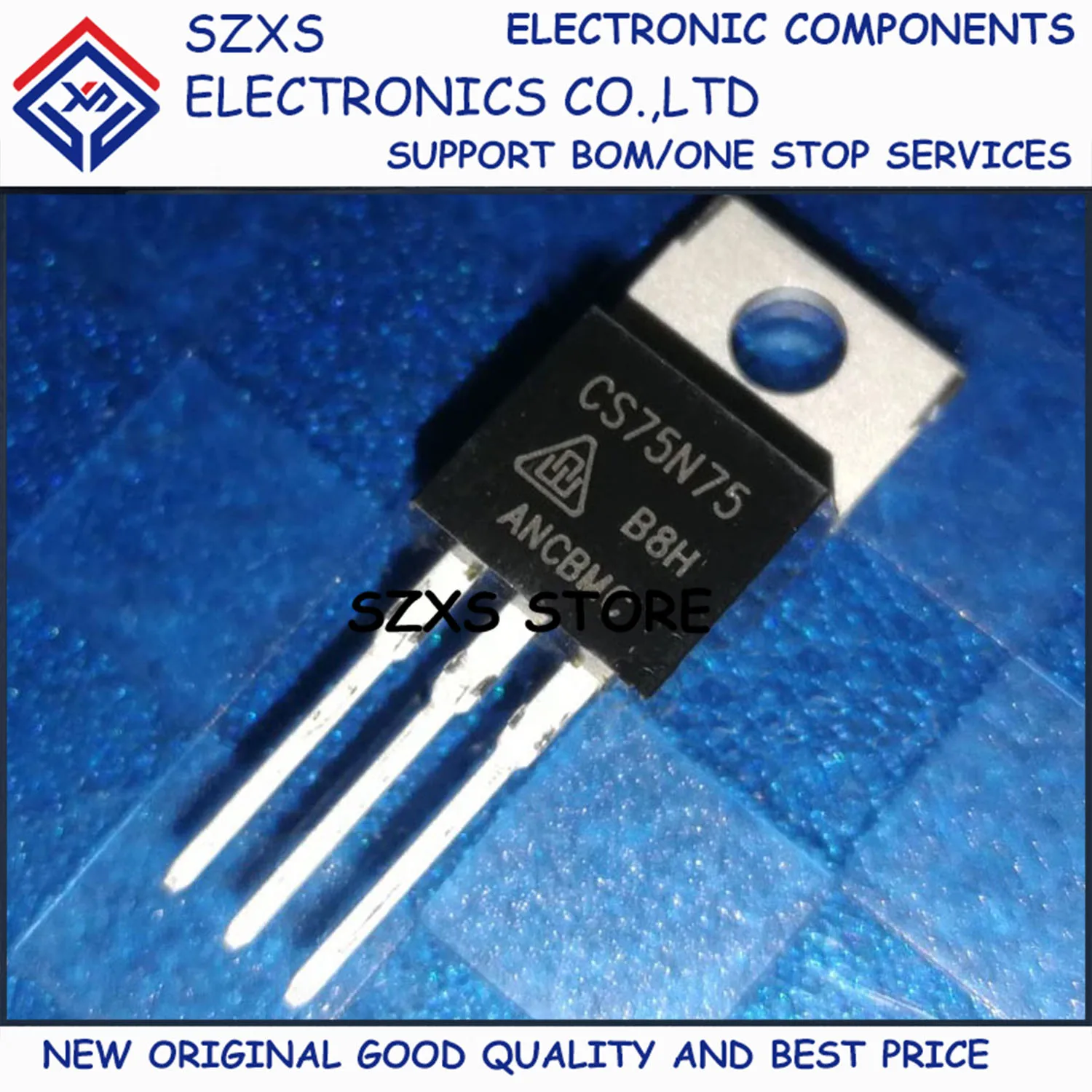 New Original 20Pcs CS75N75 CS75N75B8H TO-220 75V 75A MOSFET Field-effect Transistor In Stock Electronic Components Good Quality
New Original 20Pcs CS75N75 CS75N75B8H TO-220 75V 75A MOSFET Field-effect Transistor In Stock Electronic Components Good Quality
