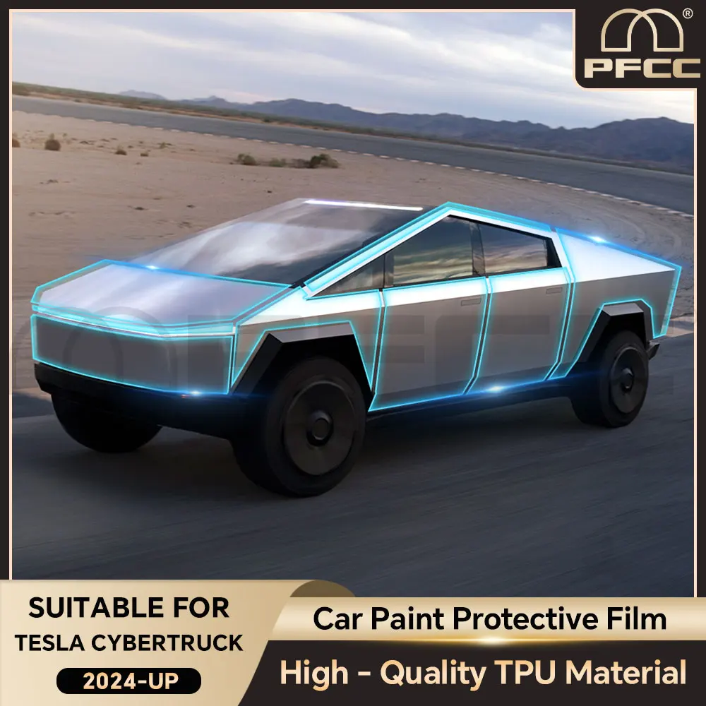 PPF Car Paint Protection Film Clear Bra Decal Anti-Scratch TPU Invisible Body Sticker Accessorie For Tesla Cybertruck 2024 Matte
PPF Car Paint Protection Film Clear Bra Decal Anti-Scratch TPU Invisible Body Sticker Accessorie For Tesla Cybertruck 2024 Matte