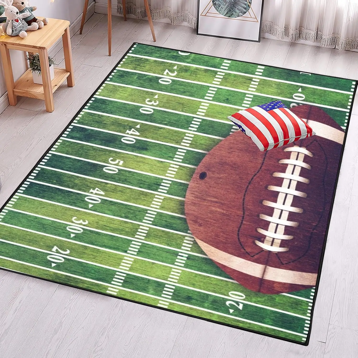 Basketball Court Area Rug Non-Slip Floor Mat for Living Room, Bedroom, Playroom - Decor Gift for Basketball Lovers
Basketball Court Area Rug Non-Slip Floor Mat for Living Room, Bedroom, Playroom - Decor Gift for Basketball Lovers