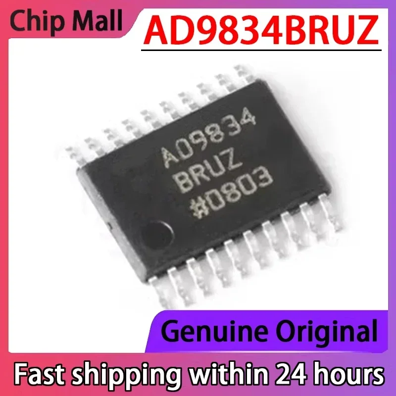 2 шт. новый AD9834 AD9834BRUZ TSSOP-20 прямой цифровой синтез частоты оригинальное оборудование 
2 шт. новый AD9834 AD9834BRUZ TSSOP-20 прямой цифровой синтез частоты оригинальное оборудование