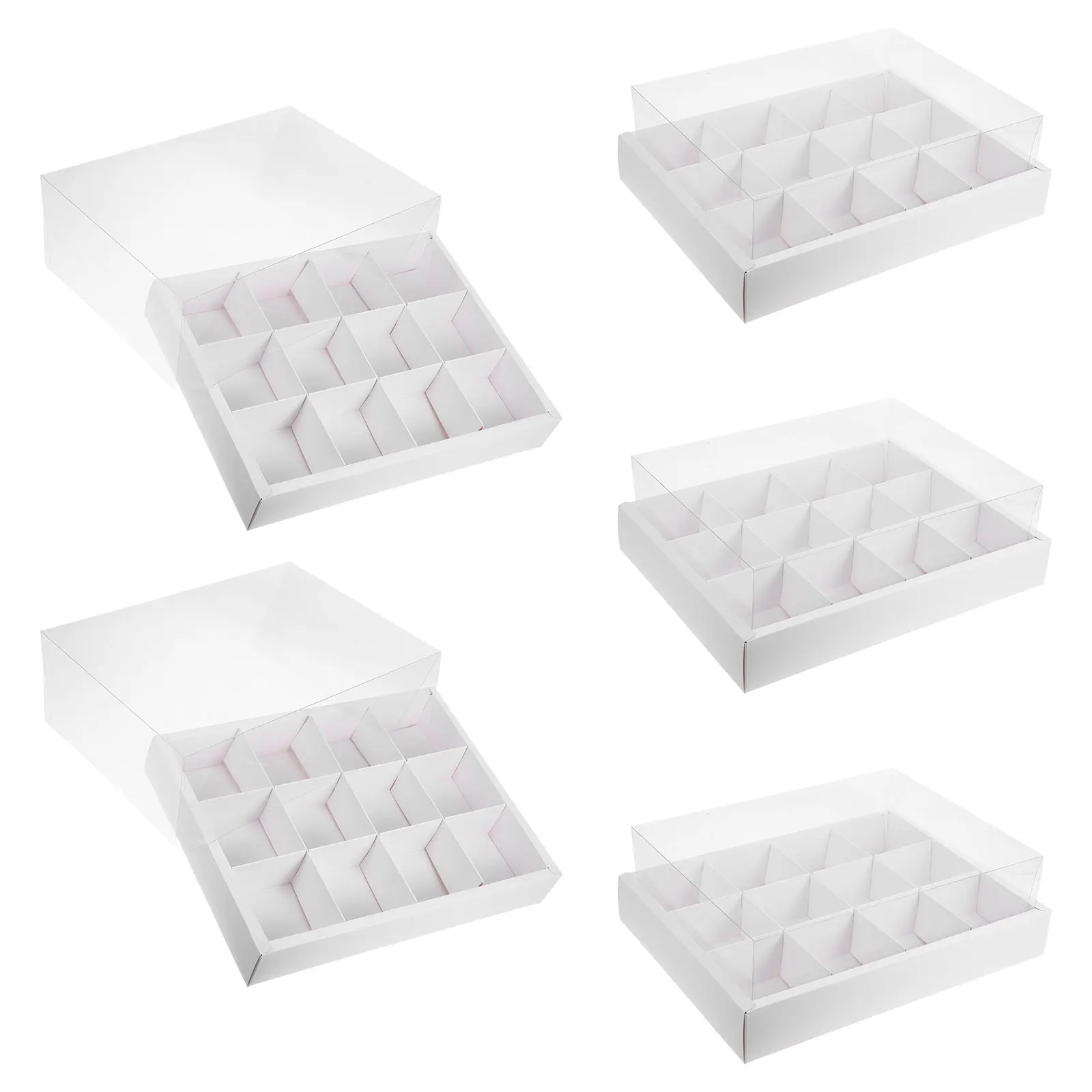 5pcs Cupcake Container Paper Packaging Small Boxes Transparent Plastic Food Storage Boxes Cake Dessert Kitchen Bar Supplies
5pcs Cupcake Container Paper Packaging Small Boxes Transparent Plastic Food Storage Boxes Cake Dessert Kitchen Bar Supplies