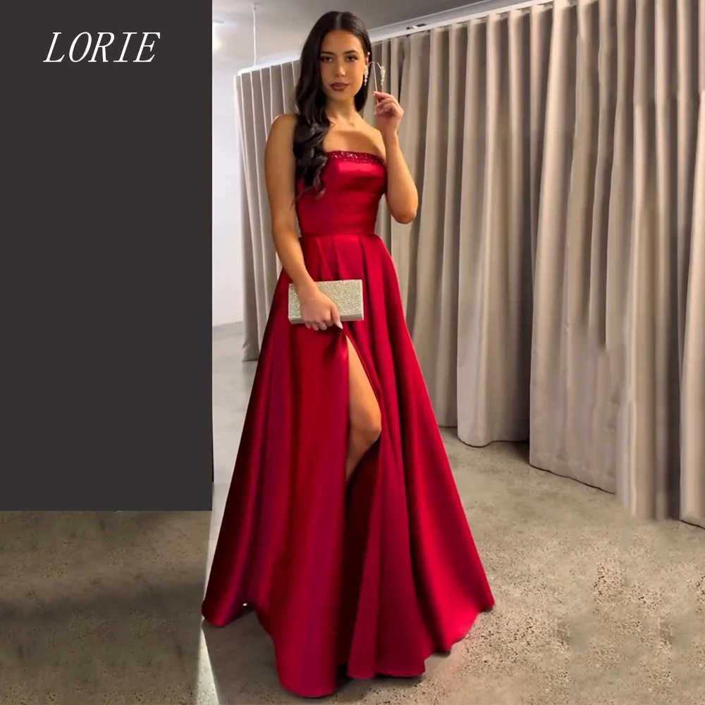 LORIE Luxury A Line Evening Dress Classical Strapless Elegant Formal Prom Dresses Appliques Beading Party Gowns Customized 2026
LORIE Luxury A Line Evening Dress Classical Strapless Elegant Formal Prom Dresses Appliques Beading Party Gowns Customized 2026