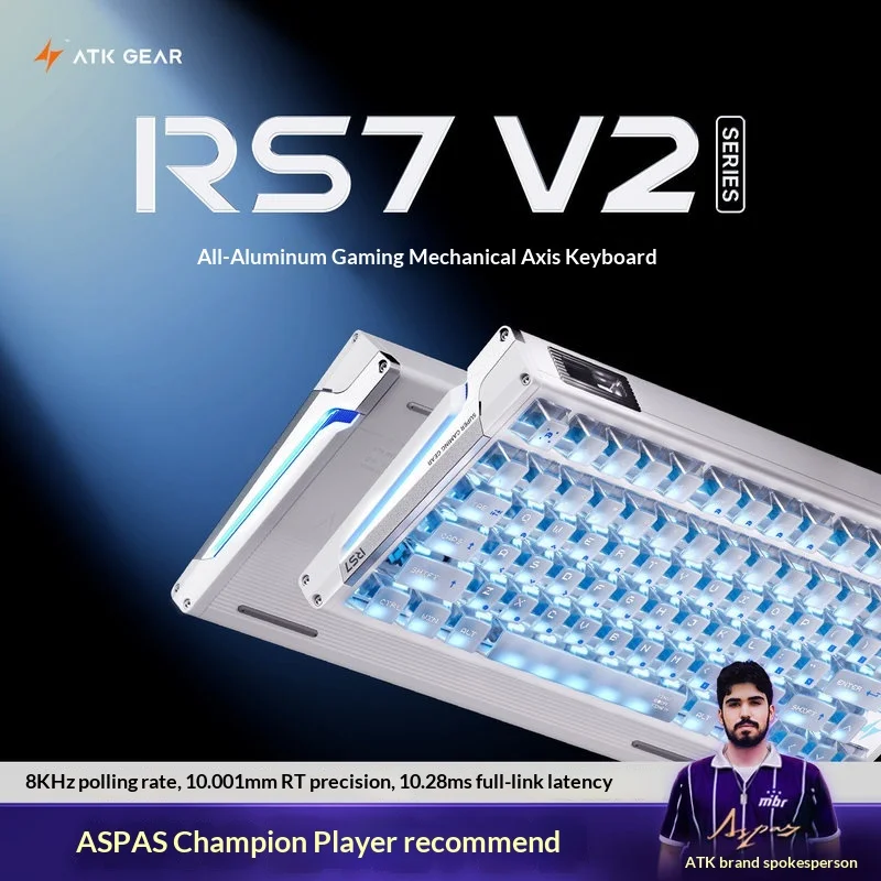 ATK RS7 V2 Magnetic Axis Keyboard Gaming and Esports Dedicated Wired Desktop Computer Universal Customization Fearless Contract
ATK RS7 V2 Magnetic Axis Keyboard Gaming and Esports Dedicated Wired Desktop Computer Universal Customization Fearless Contract