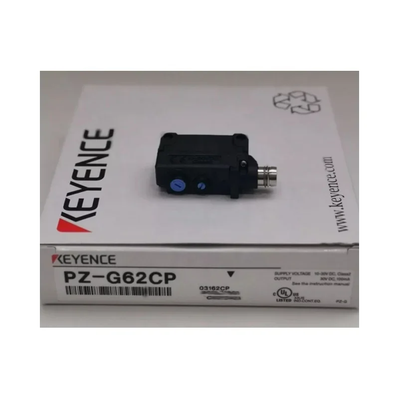 Keyence in stock PZ-G62CP Photoelectric Sensor, square retro-reflective M8 Connector Type Sensor, PNP Output
Keyence in stock PZ-G62CP Photoelectric Sensor, square retro-reflective M8 Connector Type Sensor, PNP Output