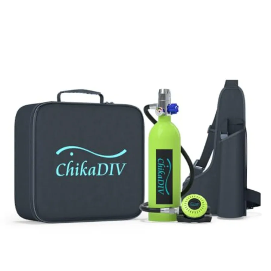 Mini Scuba Diving Tank System for travel and emergency backup air supply, aluminum alloy, green, ultra-lightweight 3.4kg with 1
Mini Scuba Diving Tank System for travel and emergency backup air supply, aluminum alloy, green, ultra-lightweight 3.4kg with 1