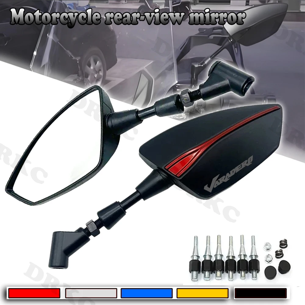 Universal Adjustable Side Rearview Mirrors for Honda Varadero 125/1000 XL1000 Motorcycle (ABS Models)
Universal Adjustable Side Rearview Mirrors for Honda Varadero 125/1000 XL1000 Motorcycle (ABS Models)